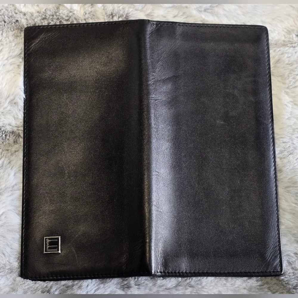 Dunhill Coat Black‎ Leather Wallet